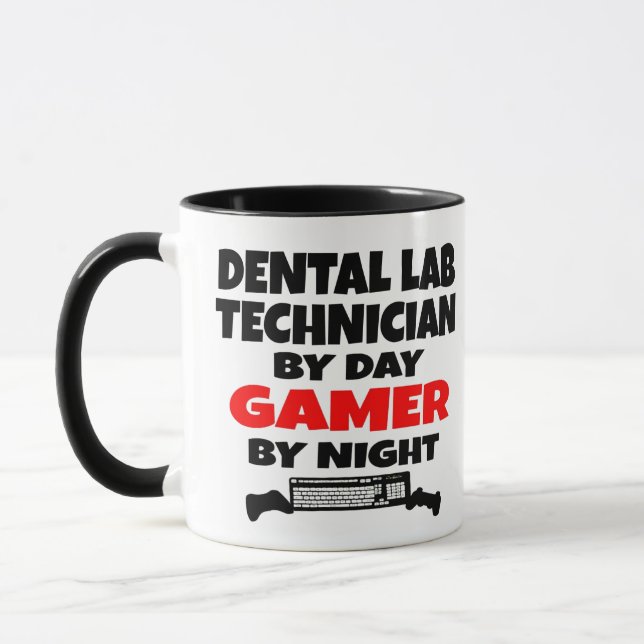 Caneca Jogador Técnico de Laboratório de Dentidade (Esquerda)