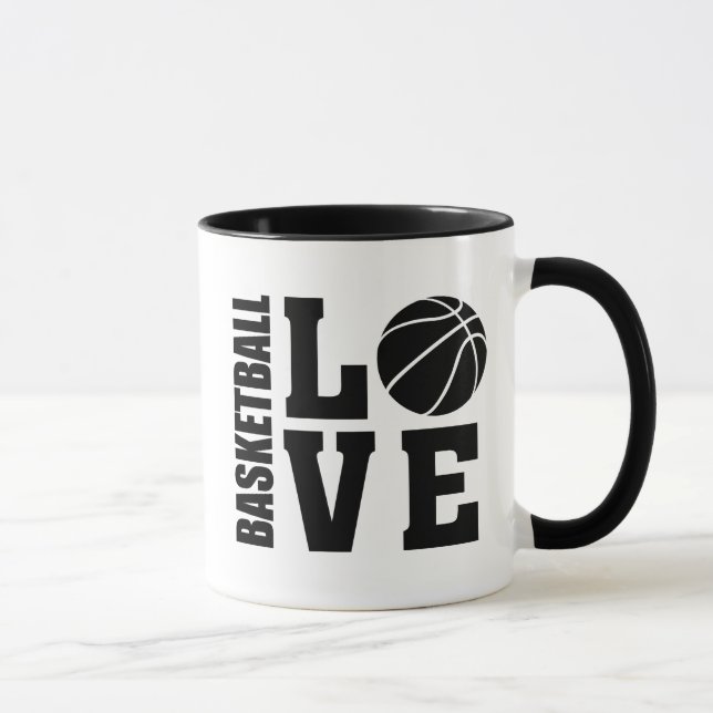 Caneca Jogadores De Basquete Adoro Mug De Basquete (Direita)
