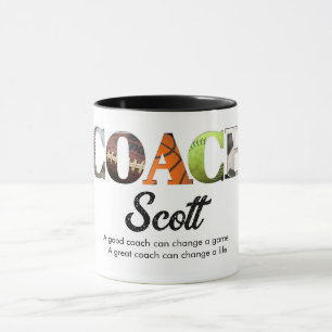 Caneca Jogadores de nomes personalizados do Treinador