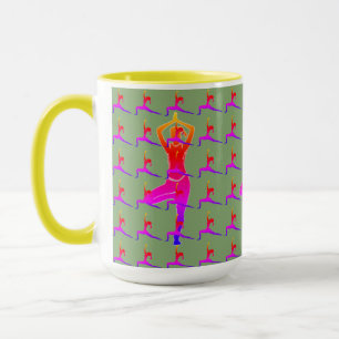 Caneca Jogo de café Combo de Yoga Design