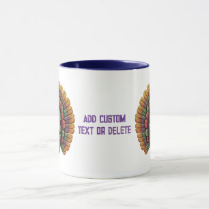 Caneca Jogo de Pedra Bonito Ação de Graças Turquia Paddle