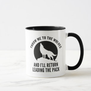 Caneca Jogue-Me Aos Lobos