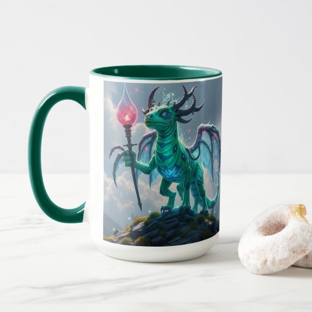 Caneca Johann, der Blitzdrache (Com Donut)