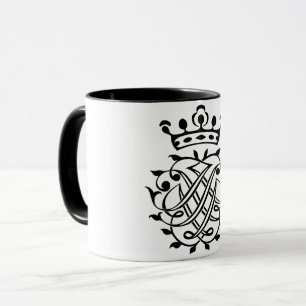 Caneca Johann Sebastian Bach Seal Crest Monograma Insigni