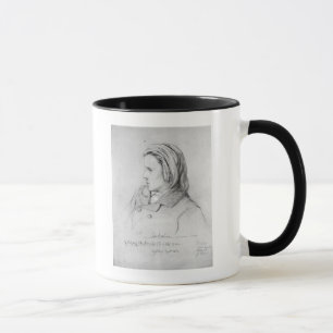 Caneca Johannes Brahms envelheceu vinte, 1853