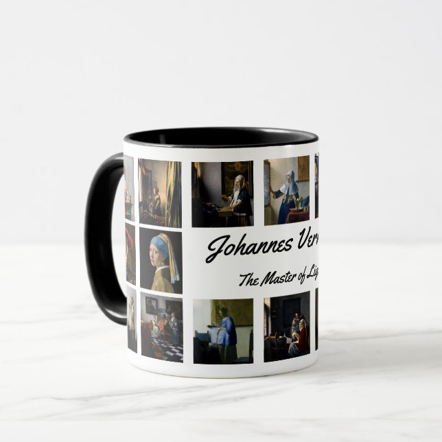 Caneca Johannes Vermeer - Grelha de Mastercastas (Frente Esquerda)