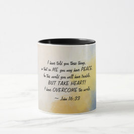 Caneca John 16:33 Eu superei o mundo