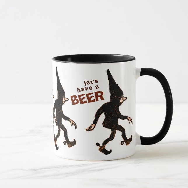 Caneca John Bauer Tomtenisse CC0578 Beer Mug (Direita)