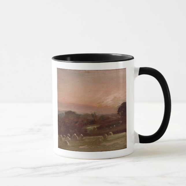 Caneca John Constable | um Hayfield o Oriente Próximo (Direita)