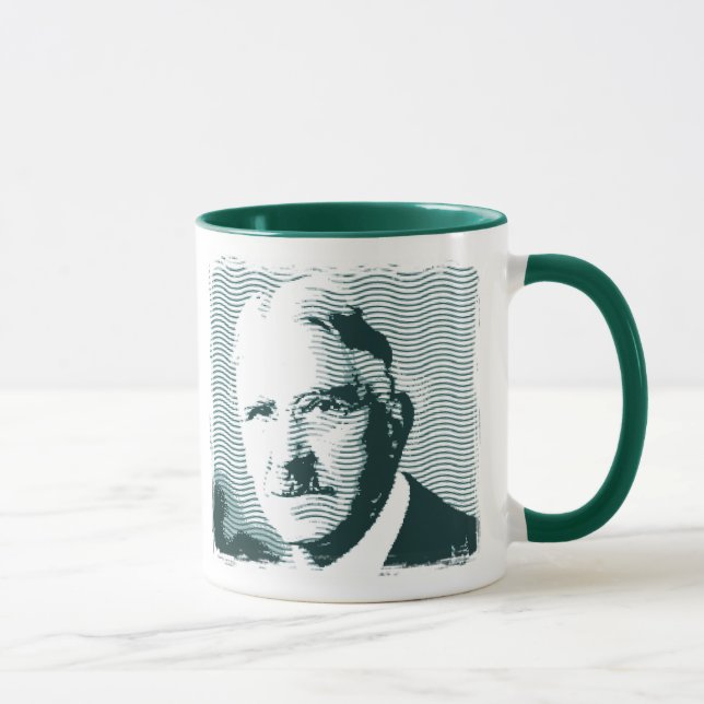 Caneca John Dewey nas linhas (Direita)