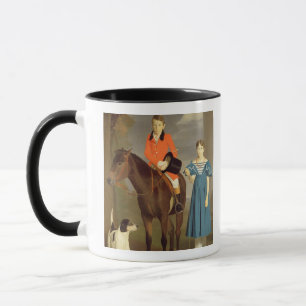Caneca John Gubbins Newton e sua irmã Mary, 1832-33 (