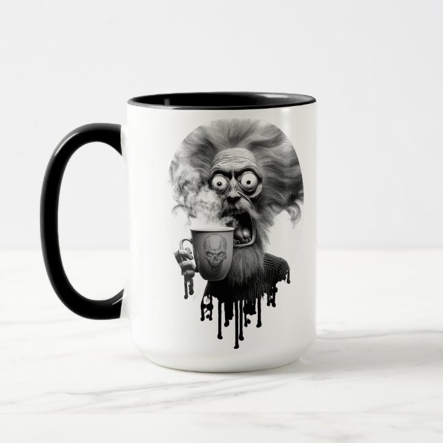 Caneca John: Liquid Brain Mornings (Esquerda)