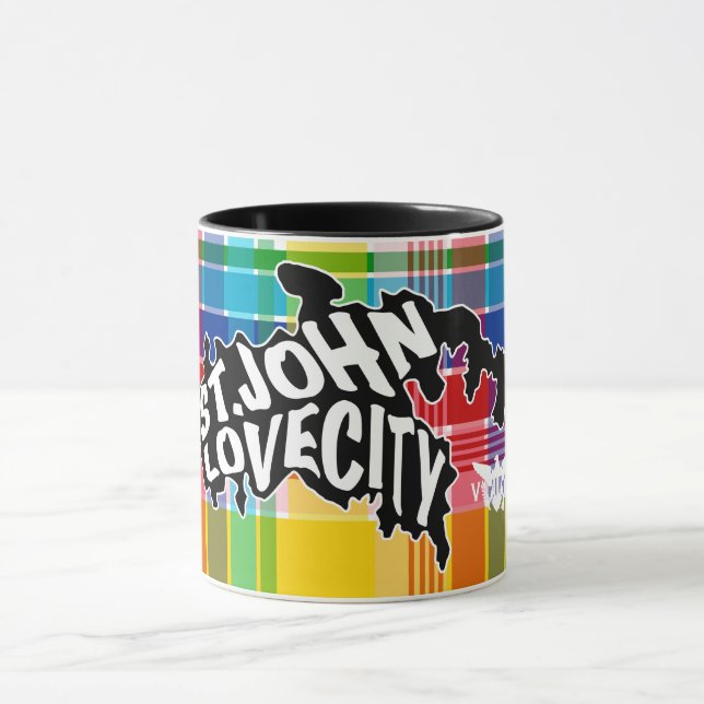 Caneca John "Love City" Ilhas Virgens dos EUA, Madras (Centro)