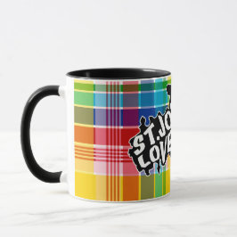 Caneca John "Love City" Ilhas Virgens dos EUA, Madras