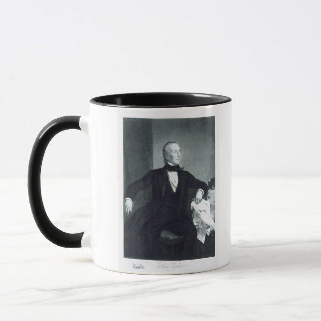 Caneca John Tyler, 10o Presidente dos Estados Unidos de (Esquerda)