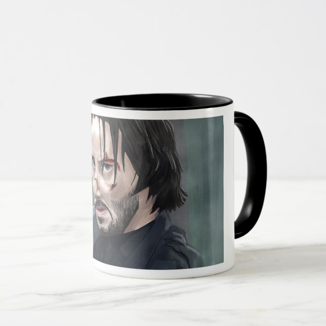 Caneca John Wick Fanart (Frente Esquerda)