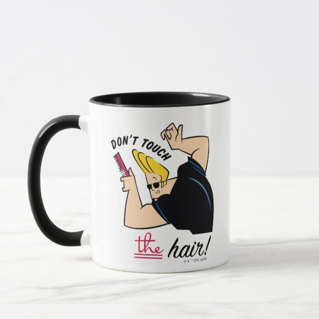 Caneca Johnny Bravo Comb - Não toque no cabelo! (Esquerda)