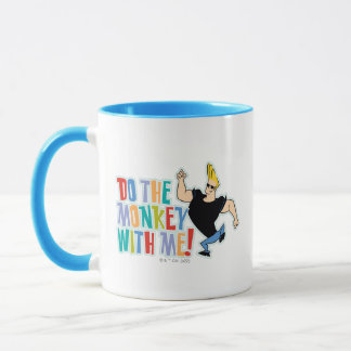 Caneca Johnny Bravo - Faça O Macaco Comigo!
