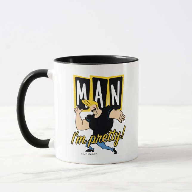 Caneca Johnny Bravo - Homem, estou Bonito (Esquerda)