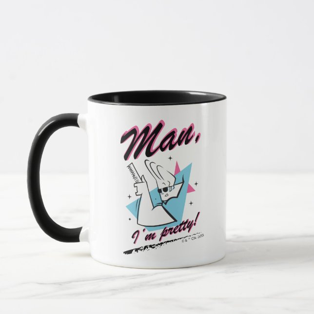 Caneca Johnny Bravo - Man I'm Pretty Retro Graphic (Esquerda)