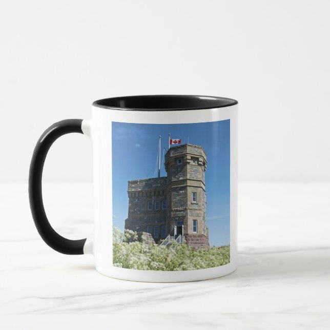 Caneca John's, Newfoundland, Canadá, Cabot Tower, (Esquerda)