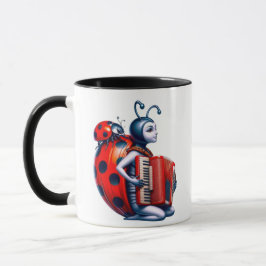 Caneca Jolie coccinelle et son accordéon