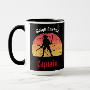 Caneca Jolly Roger Sunset Pirate Ship Mug