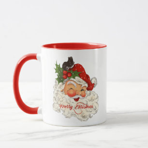 Caneca Jolly Santa Claus Feliz Natal personalizado