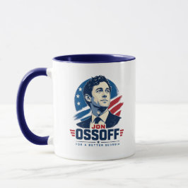 Caneca Jon Ossoff para Governador | Por uma Geórgia Melho