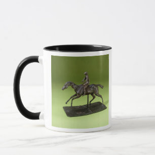 Caneca Jóquei em um cavalo (bronze)