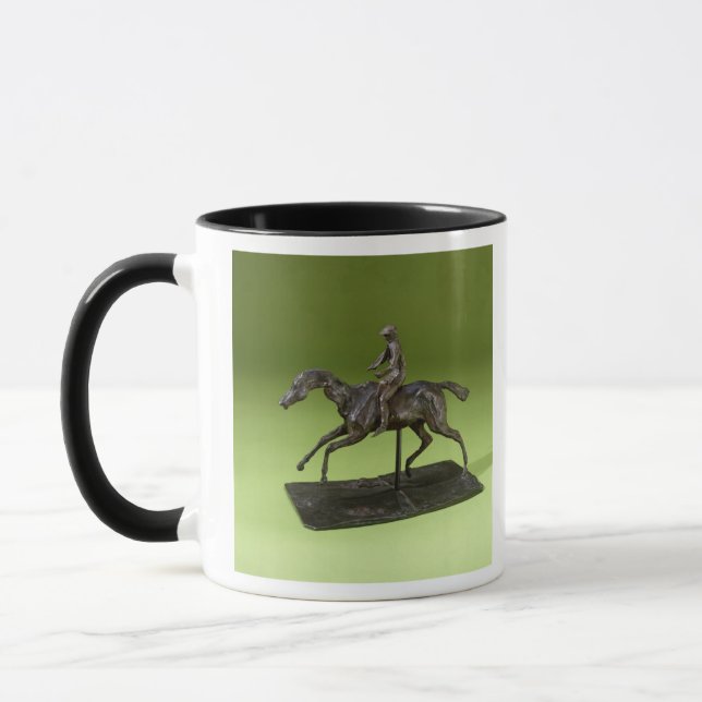 Caneca Jóquei em um cavalo (bronze) (Esquerda)