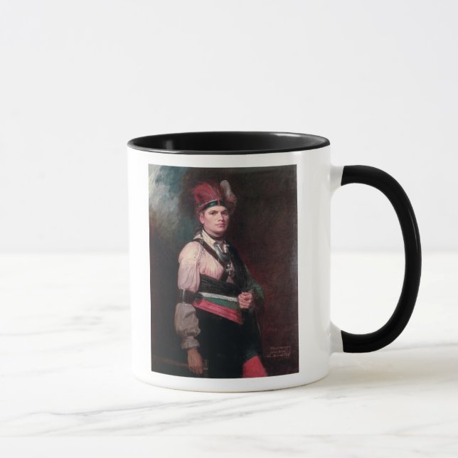 Caneca Joseph Brant, chefe dos Mohawks, 1742-1807 (Direita)
