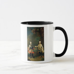 Caneca Joseph e Leopold, filhos de Francis mim e Maria