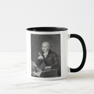 Caneca Joseph Haydn gravou por Schiavonnetti, 1792