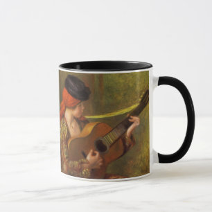 Caneca Jovem espanhola com violão de Pierre Renoir