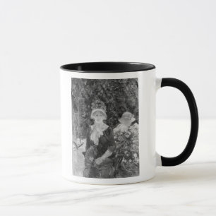 Caneca Jovem mulher em um jardim, 1883