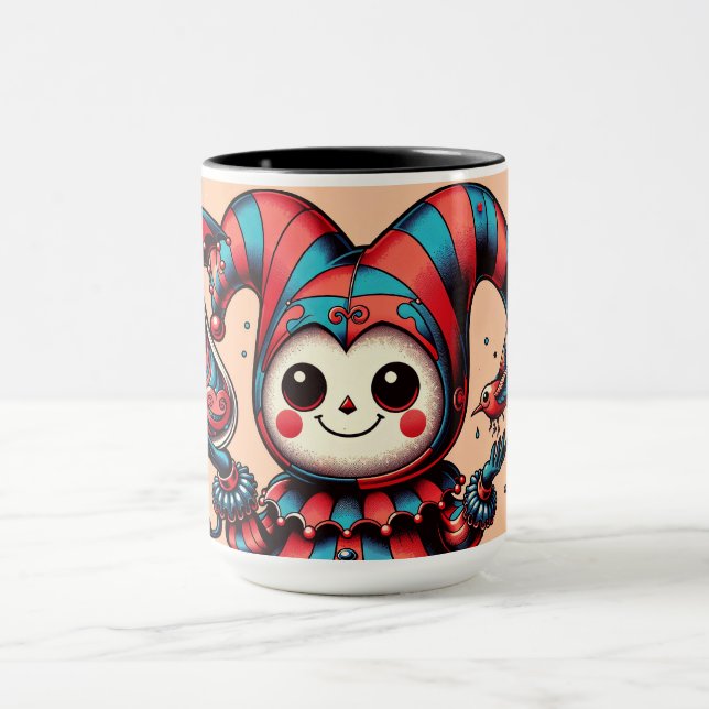 Caneca Jovial Jester e Amigo de penas (Centro)
