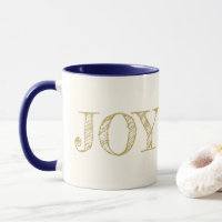 Joy Custom Color Mug Feriado de Natal Gift Mug