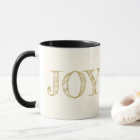 Joy Custom Color Mug Feriado de Natal Gift Mug