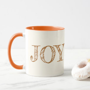 Caneca Joy Custom Color Mug Feriado de Natal Gift Mug