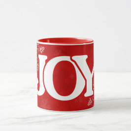 Caneca JOY Elegant Red Christmas