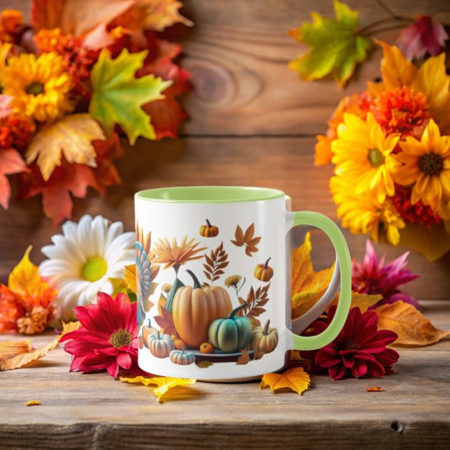 Caneca Joy of Thanksgiving (Criador carregado)