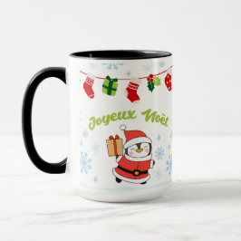 Caneca Joyeux Noël et Bonne Année Pingouins