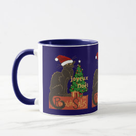 Caneca Joyeux Noel Le Chat Noir Spoof With Yule Tree