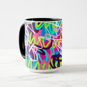 Caneca Joyful Colors Modern Abstrato