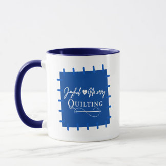 Caneca Joyful e Feliz Quilter Mug