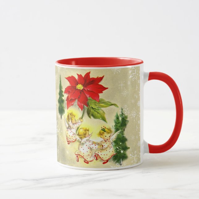 Caneca Joyous Christmas Cherubs Mug (Direita)