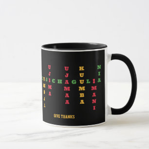 Caneca Joyous KWANZAA Princípios Cruzados