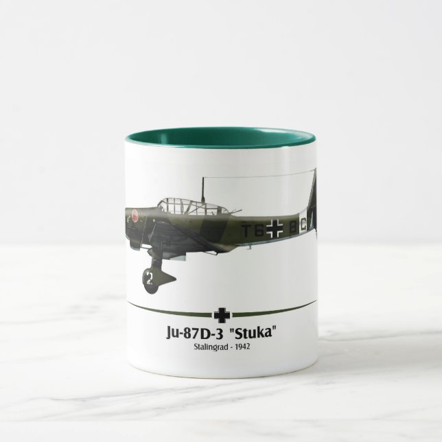 Caneca Ju-87 "Stuka" - Luftwaffe - Batalha de Stalingrado (Centro)