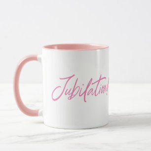 Caneca JUBILAÇÃO! DESIGN de CELEBRAÇÃO por Jeff Willis Ar